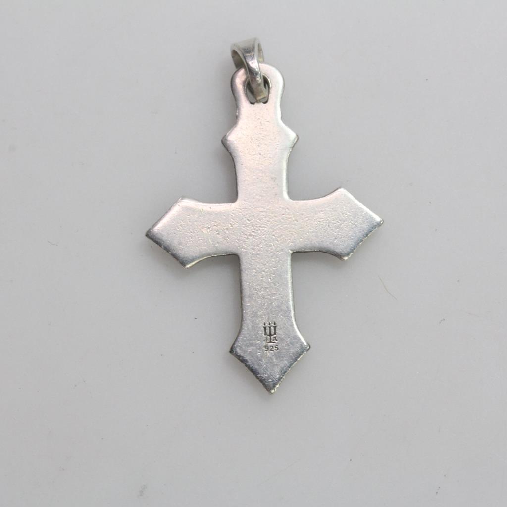 Silver James Avery Religious Pendant, 3.17g Property Room