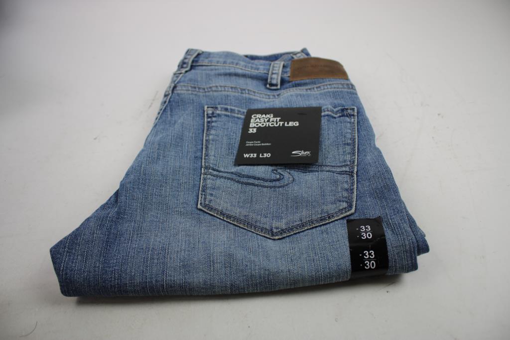 Silver Jeans Craig Relaxed Bootcut Jeans, W33 X L30