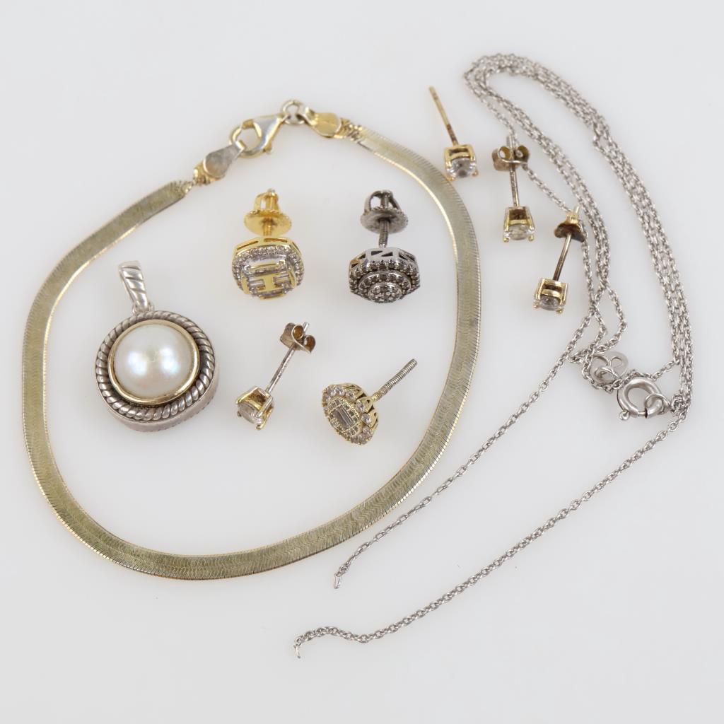 Silver Jewelry, 10 Pieces