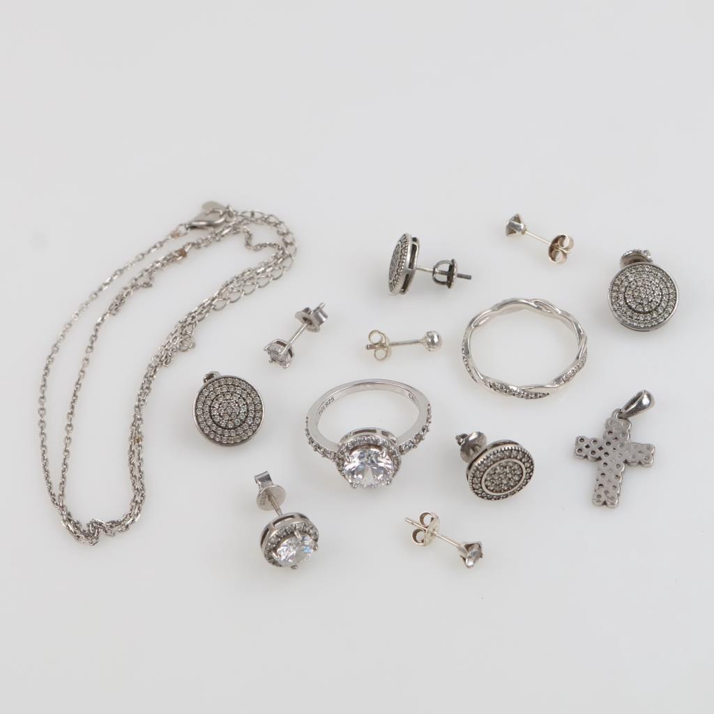 Silver Jewelry, 11 Pieces