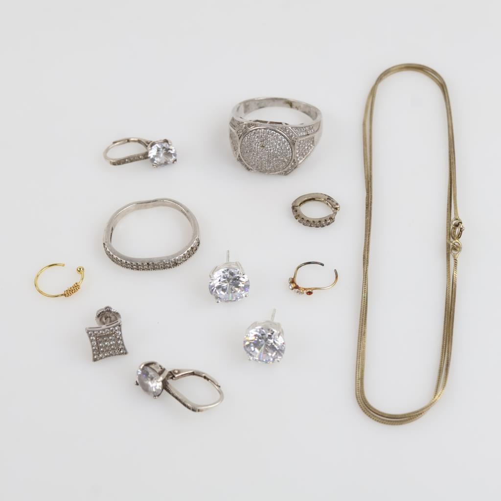 Silver Jewelry, 11 Pieces