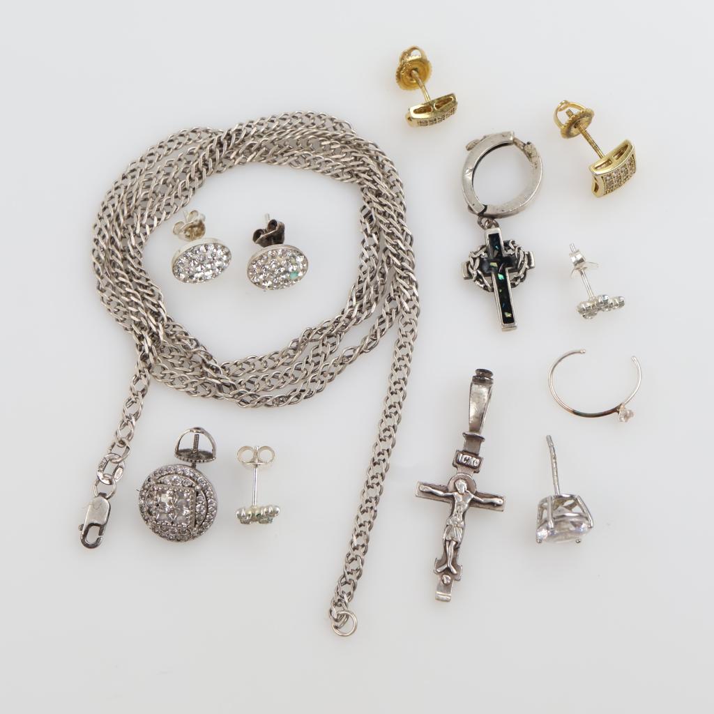 Silver Jewelry, 12 Pieces