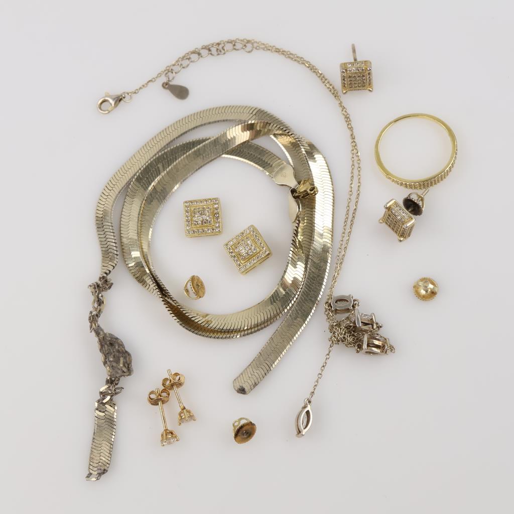 Silver Jewelry, 12 Pieces