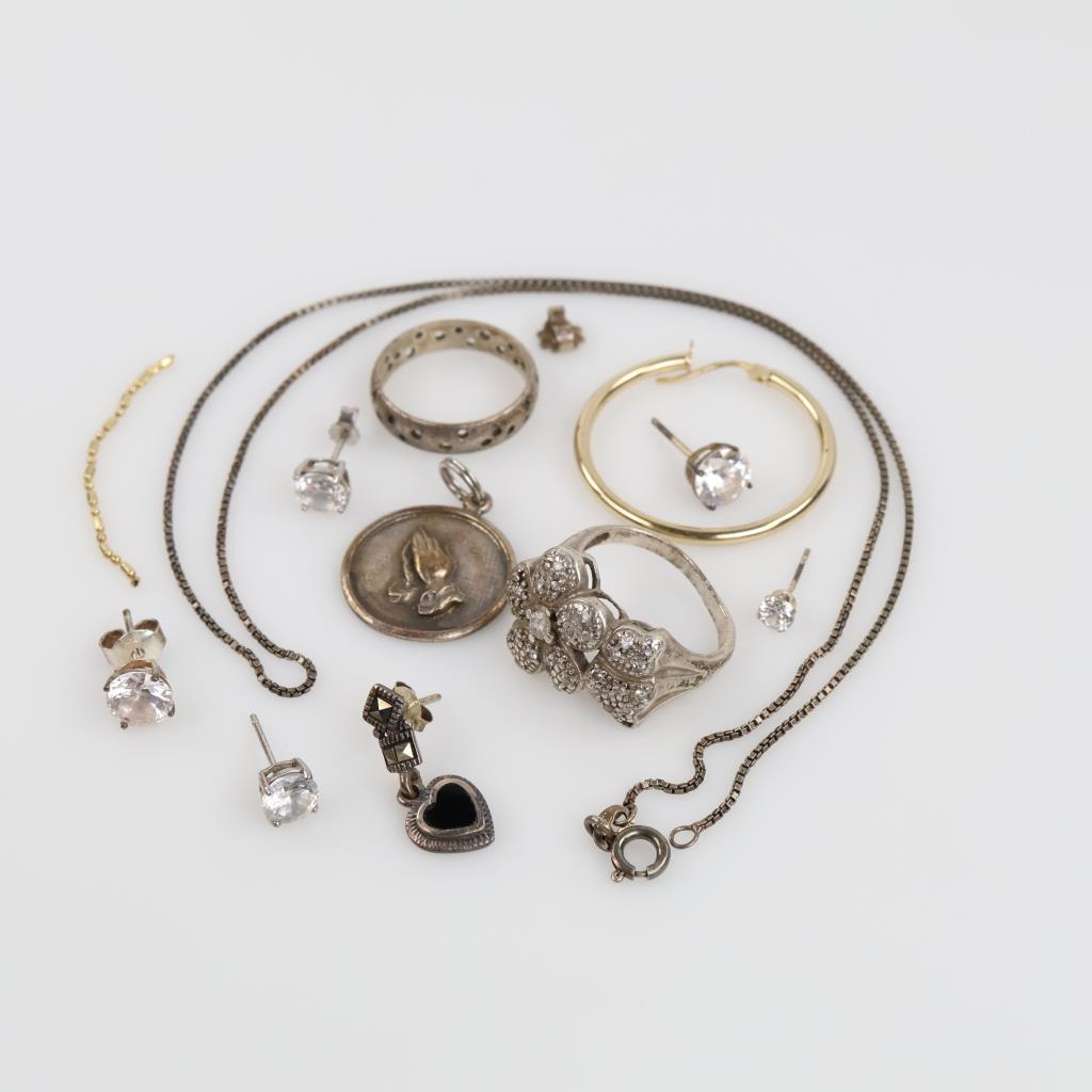 Silver Jewelry, 13 Pieces