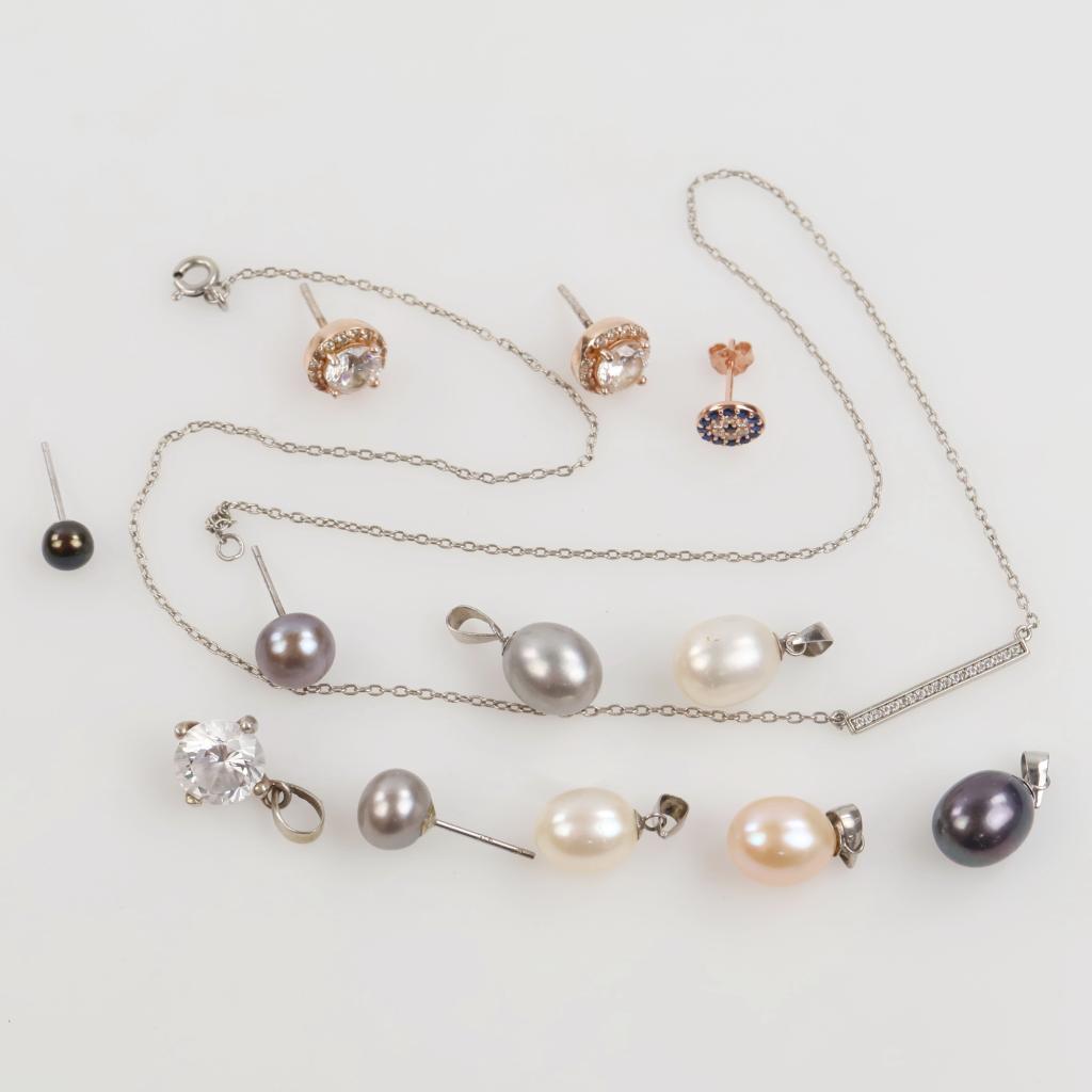 Silver Jewelry, 13 Pieces