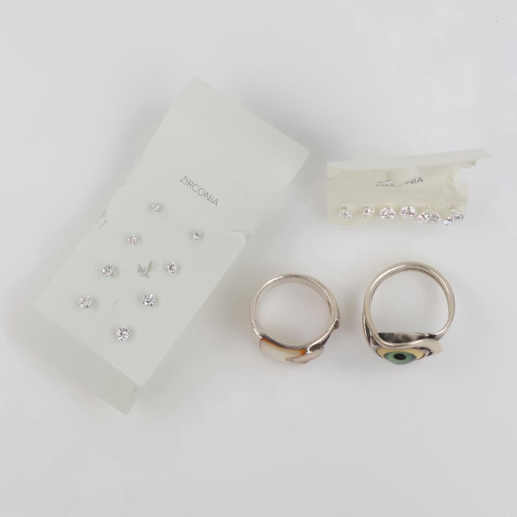 Silver Jewelry, 16 Pieces