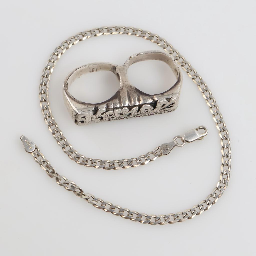 Silver Jewelry, 2 Pieces