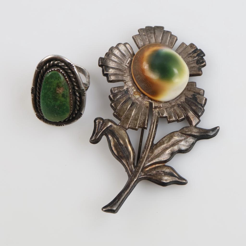 Silver Jewelry, 2 Pieces