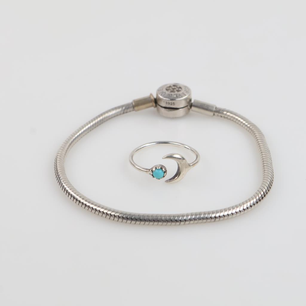 Silver Jewelry, 2 Pieces