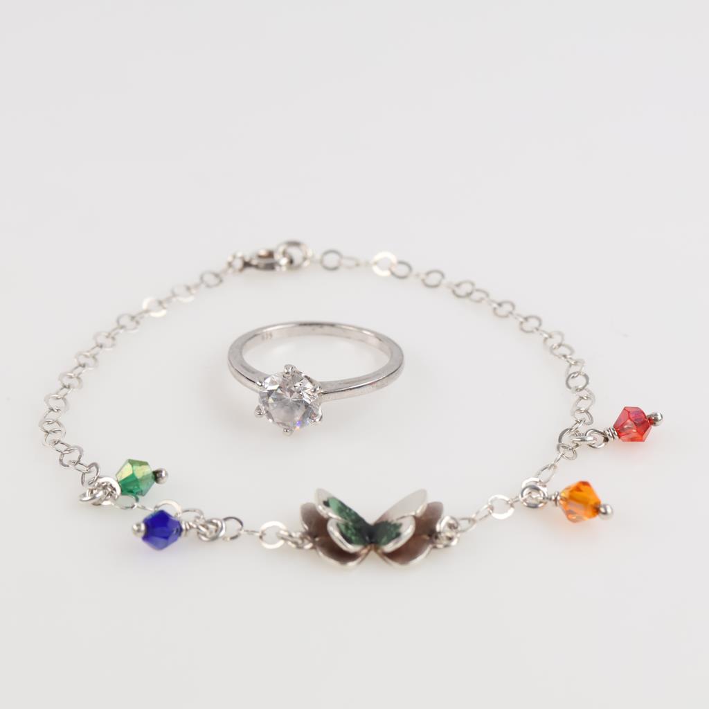 Silver Jewelry, 2 Pieces