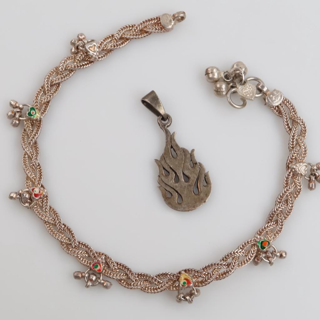 Silver Jewelry, 2 Pieces