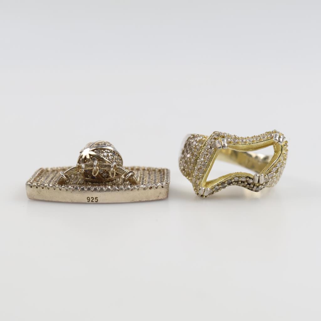 Silver Jewelry, 2 Pieces
