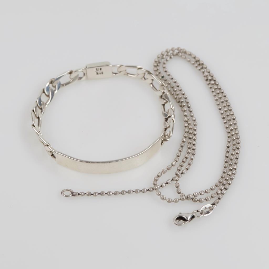 Silver Jewelry, 2 Pieces