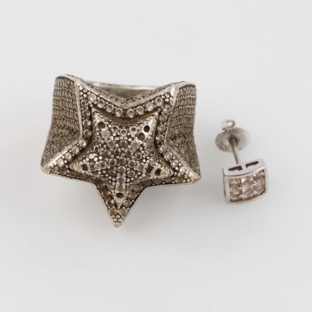 Silver Jewelry, 2 Pieces