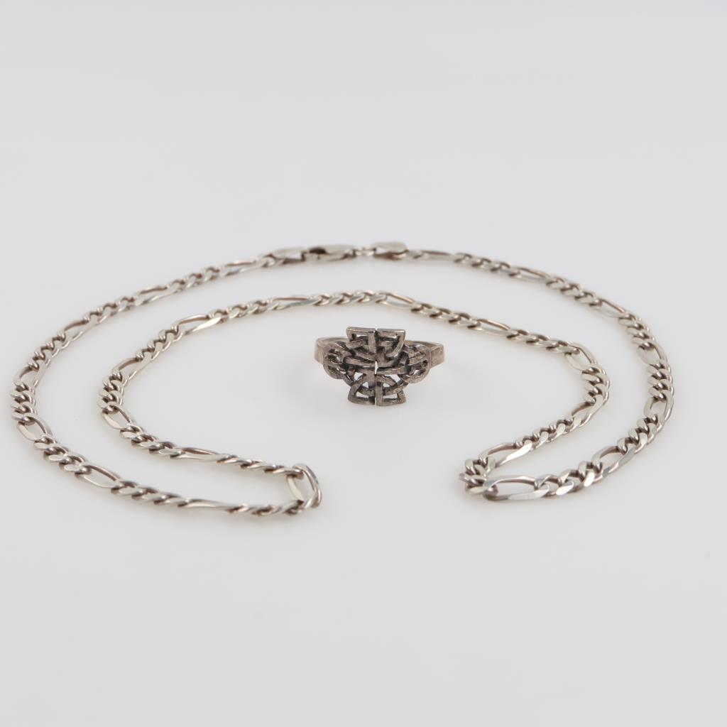 Silver Jewelry, 2 Pieces