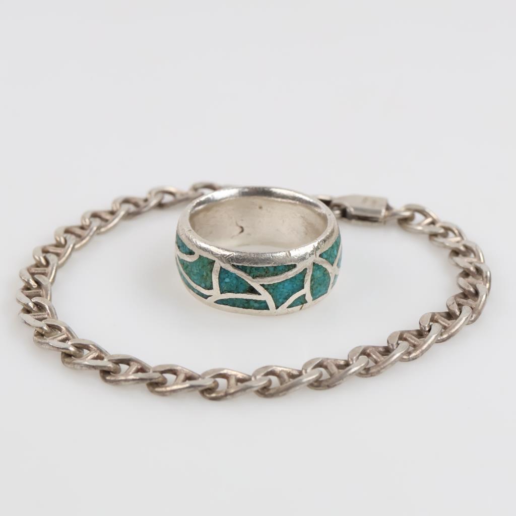 Silver Jewelry, 2 Pieces