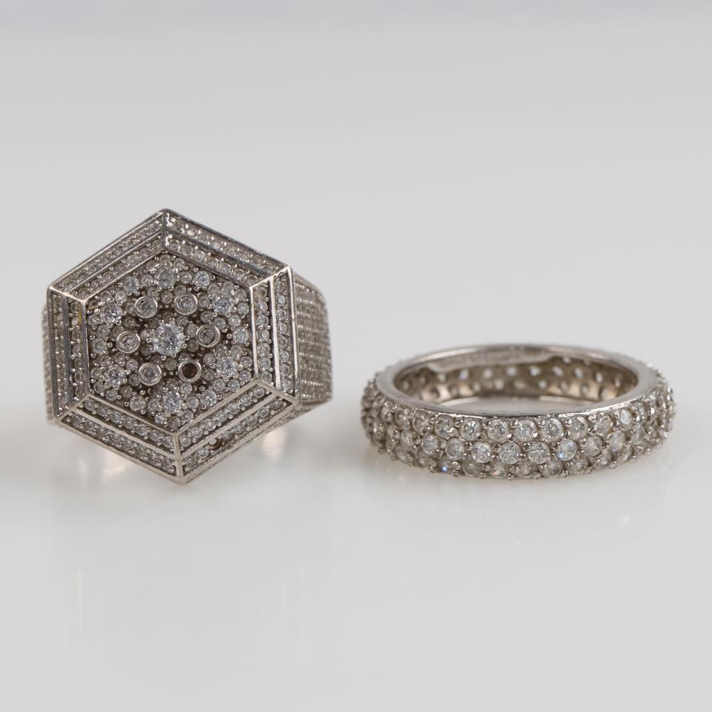 Silver Jewelry, 2 Rings