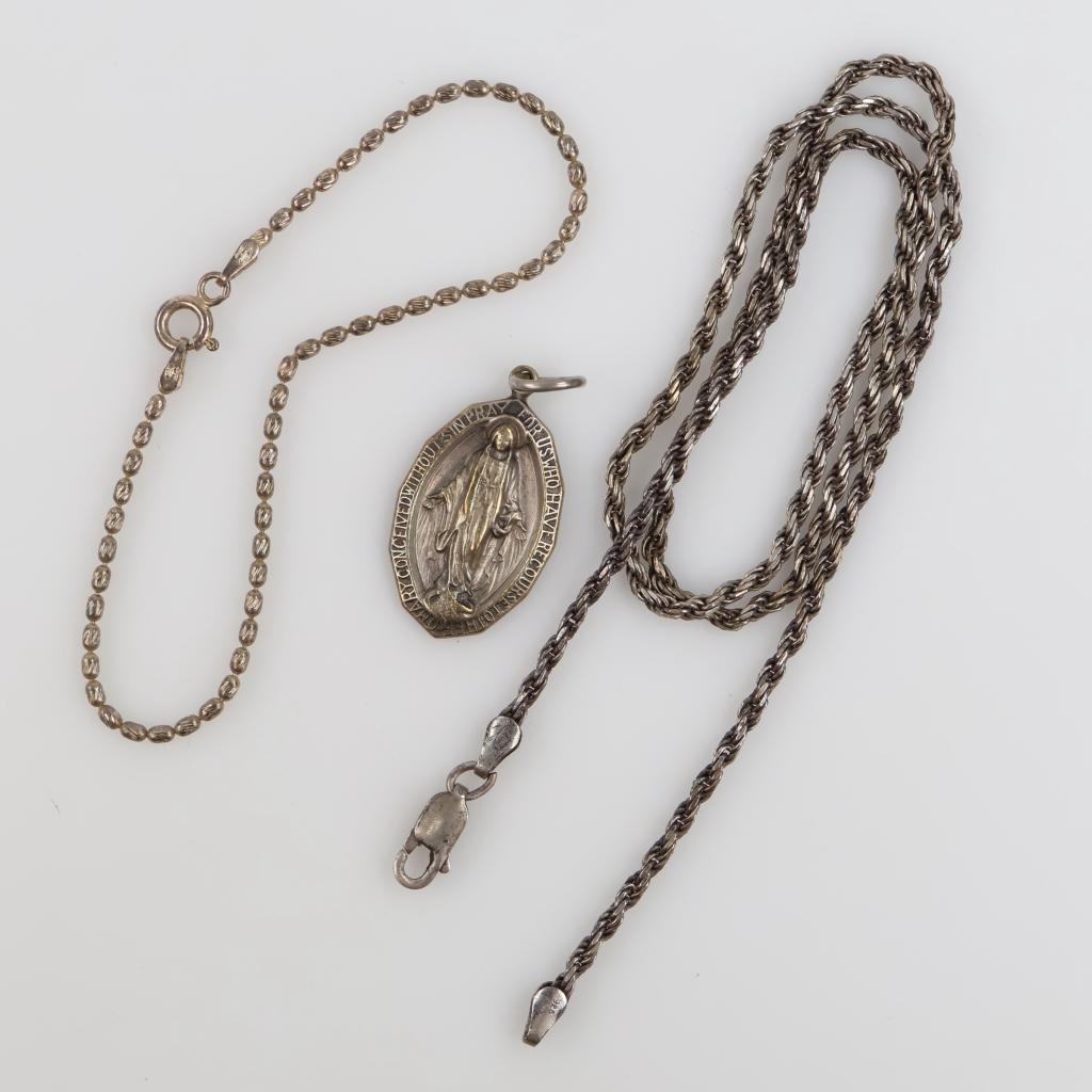 Silver Jewelry, 3 Pieces