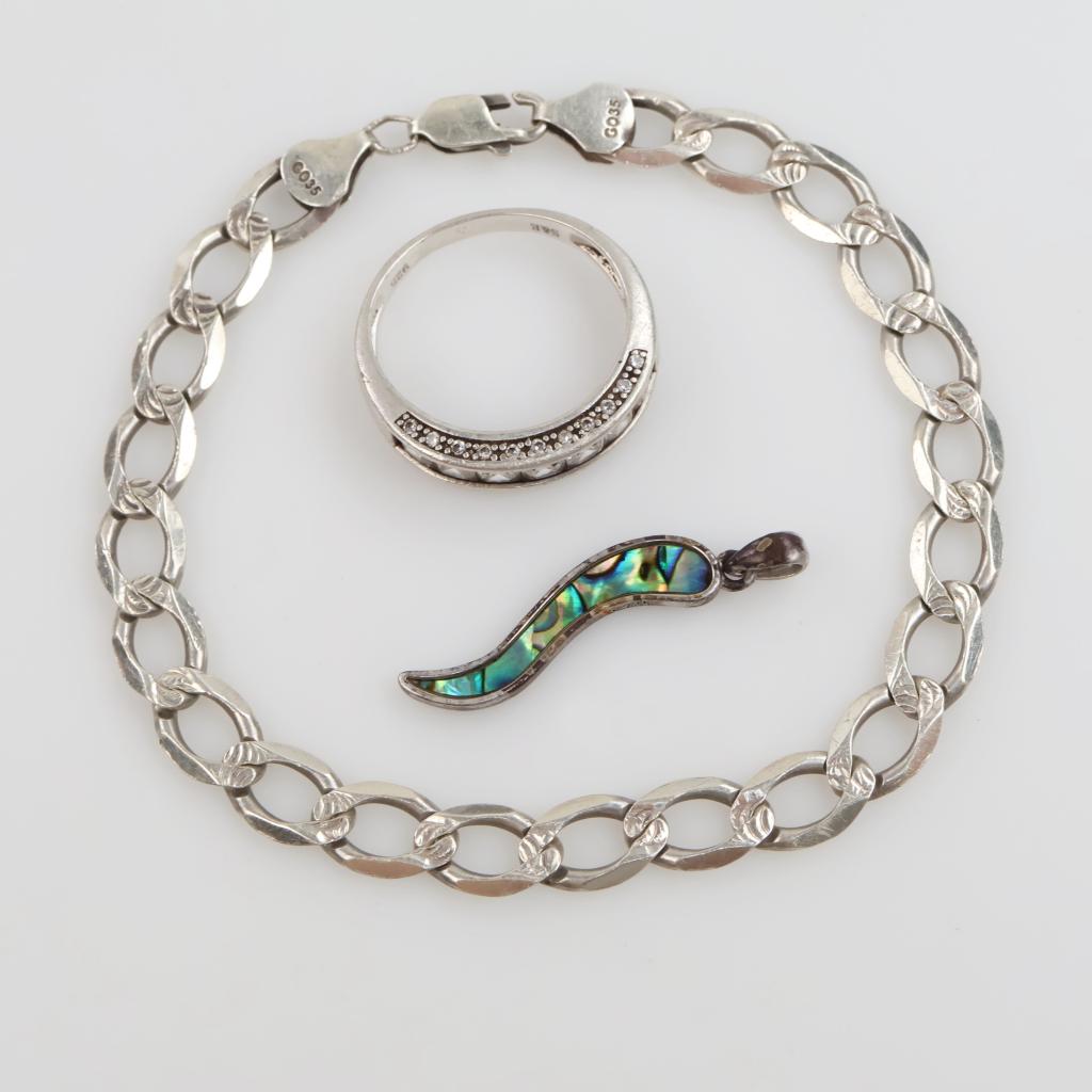 Silver Jewelry, 3 Pieces