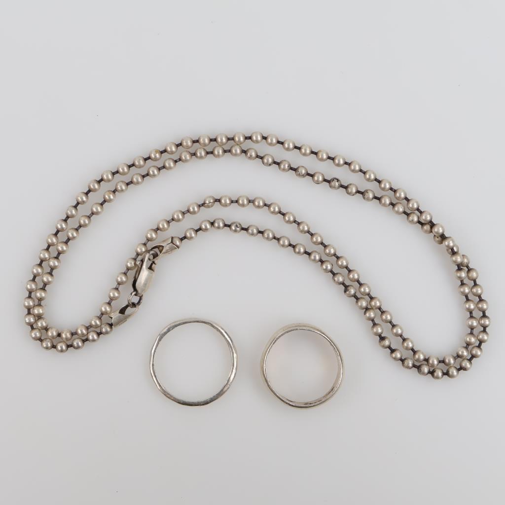 Silver Jewelry, 3 Pieces