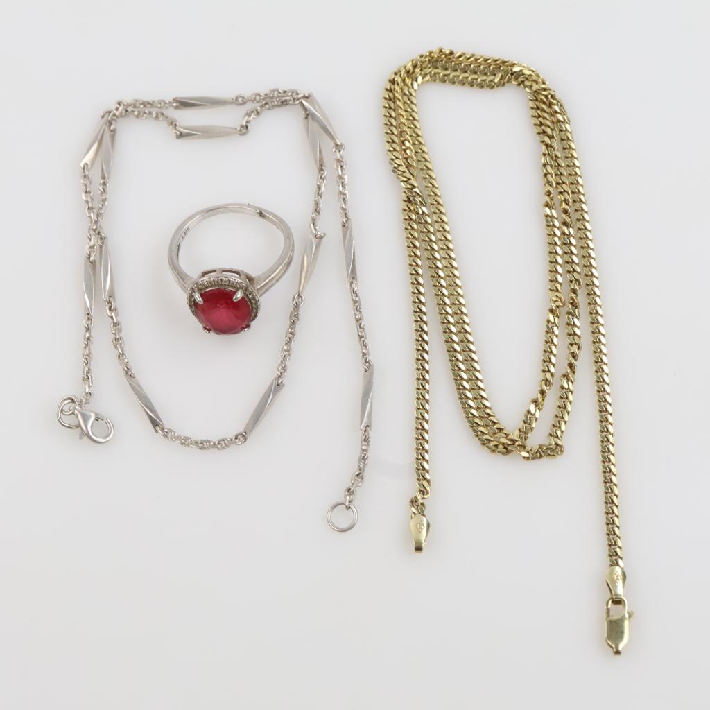 Silver Jewelry, 3 Pieces