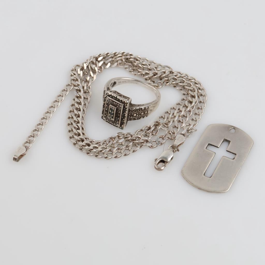 Silver Jewelry, 3 Pieces