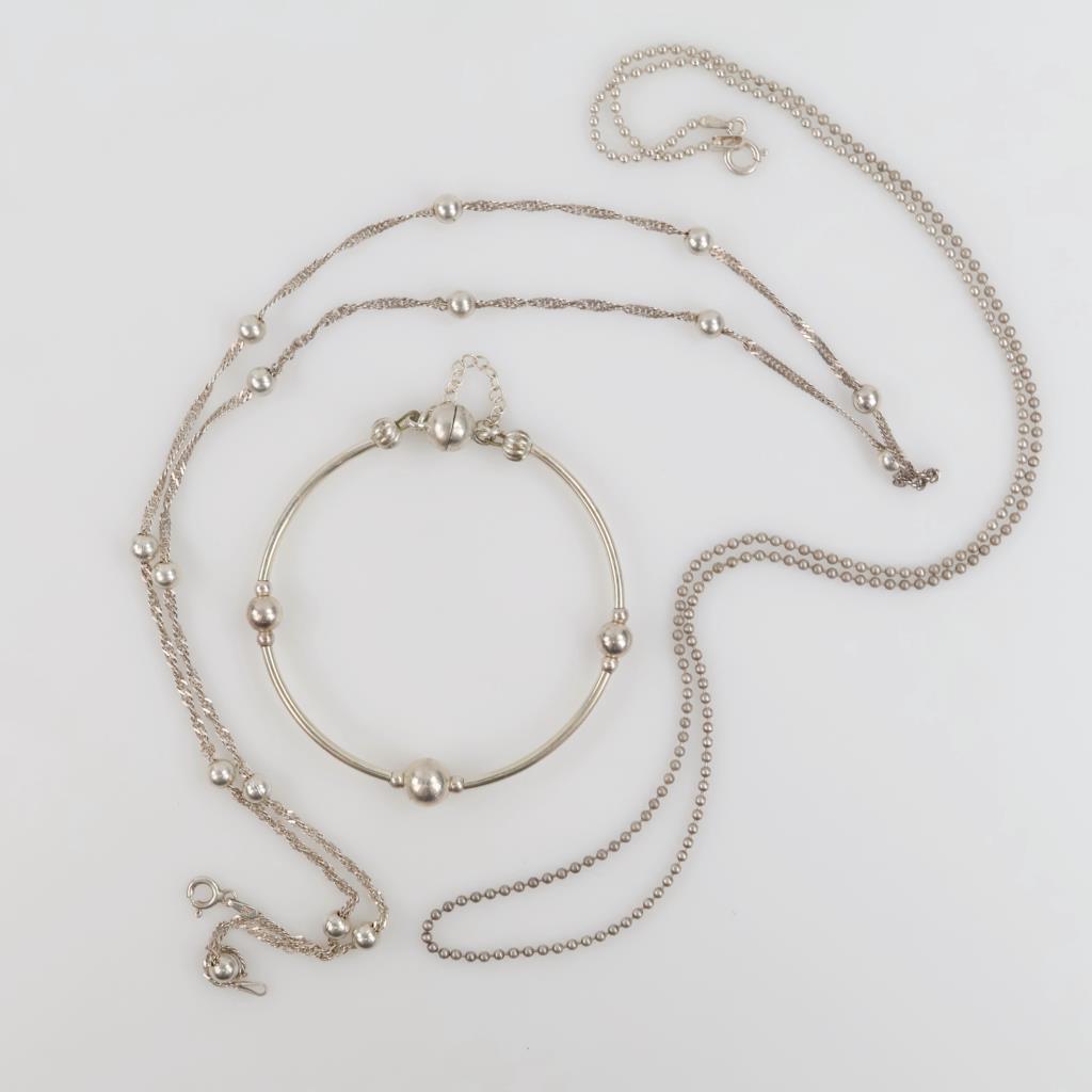 Silver Jewelry, 3 Pieces