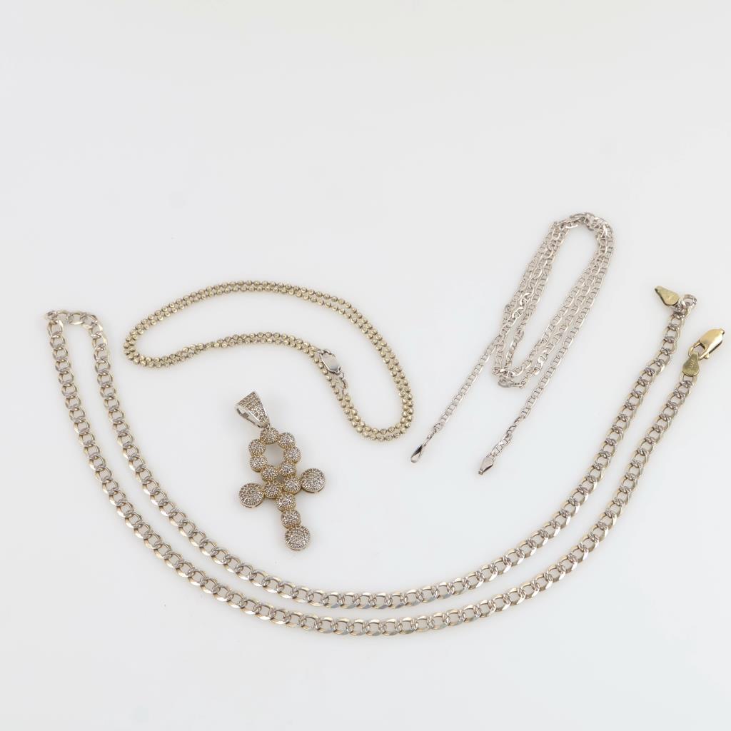 Silver Jewelry, 4 Pieces