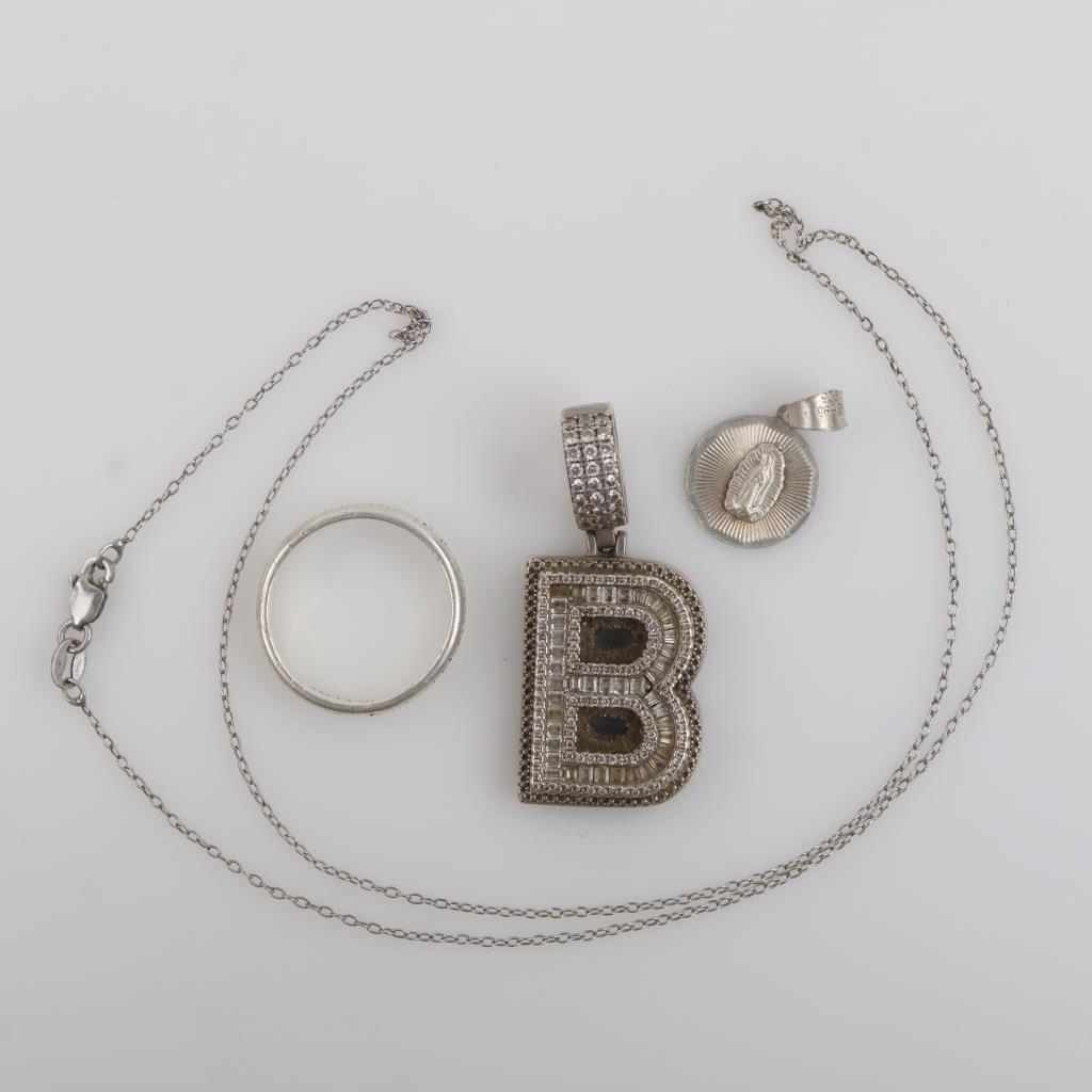 Silver Jewelry, 4 Pieces