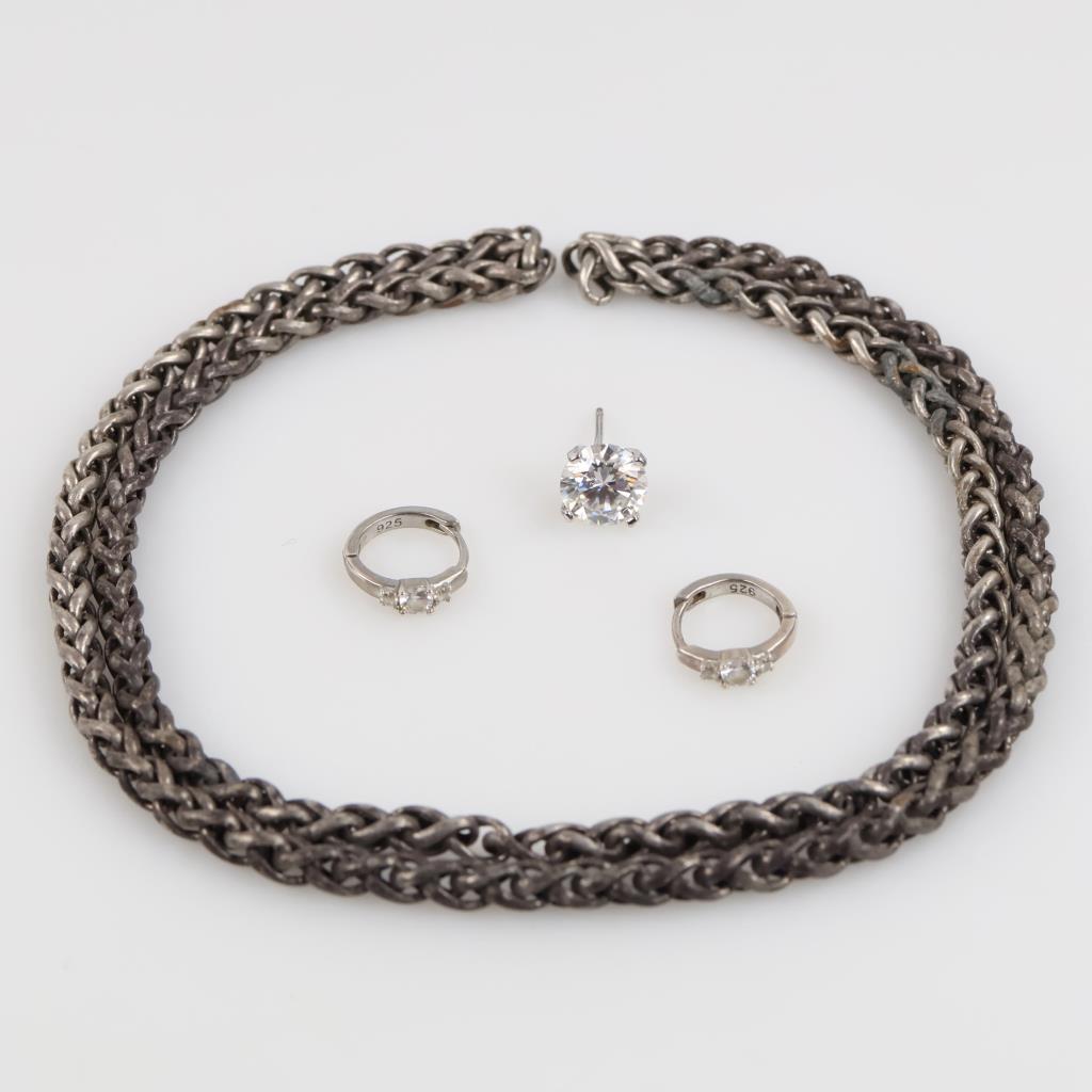 Silver Jewelry, 4 Pieces