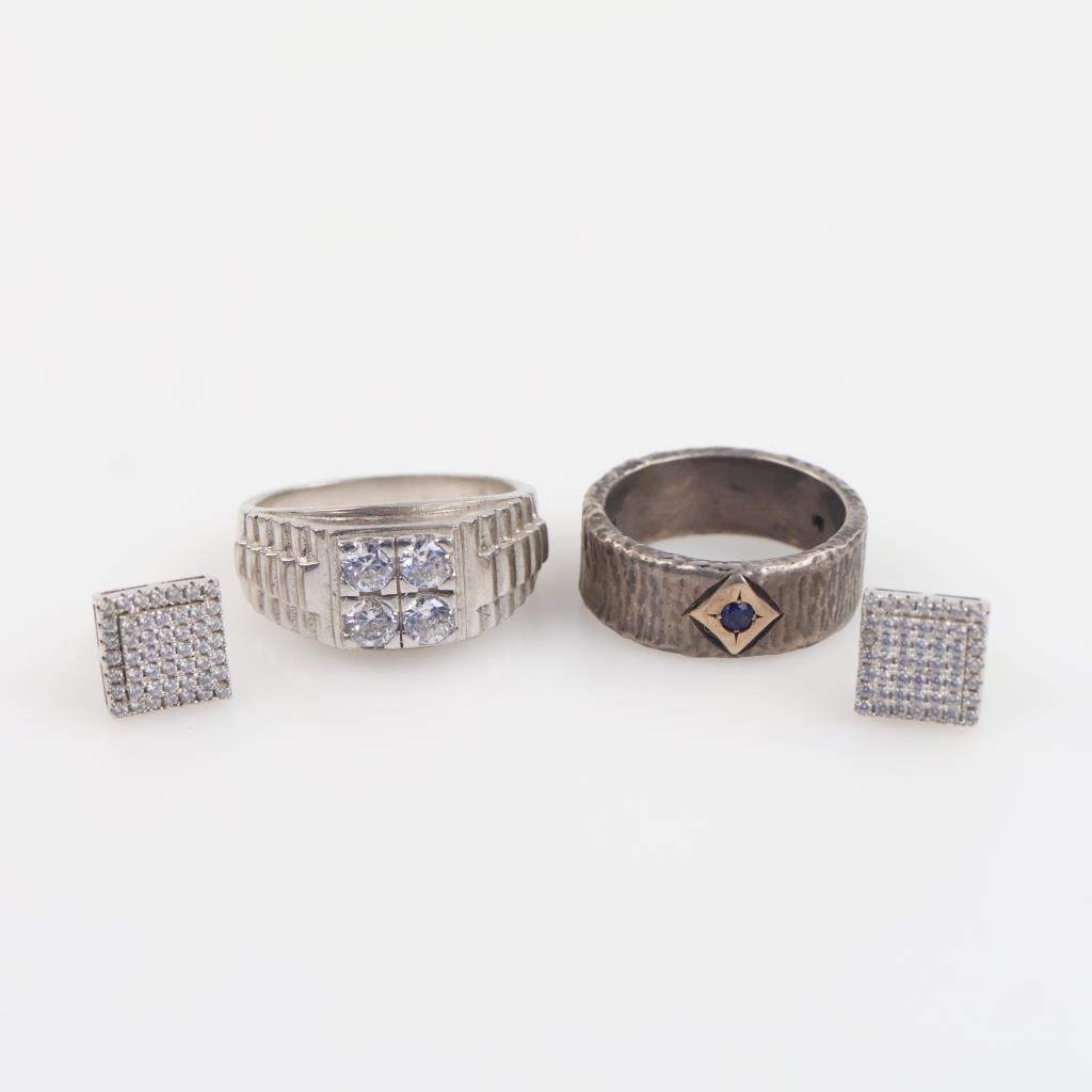 Silver Jewelry, 4 Pieces
