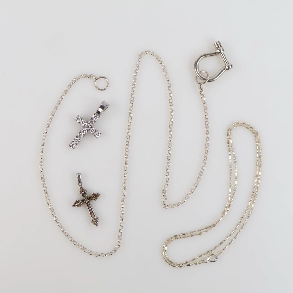 Silver Jewelry, 4 Pieces