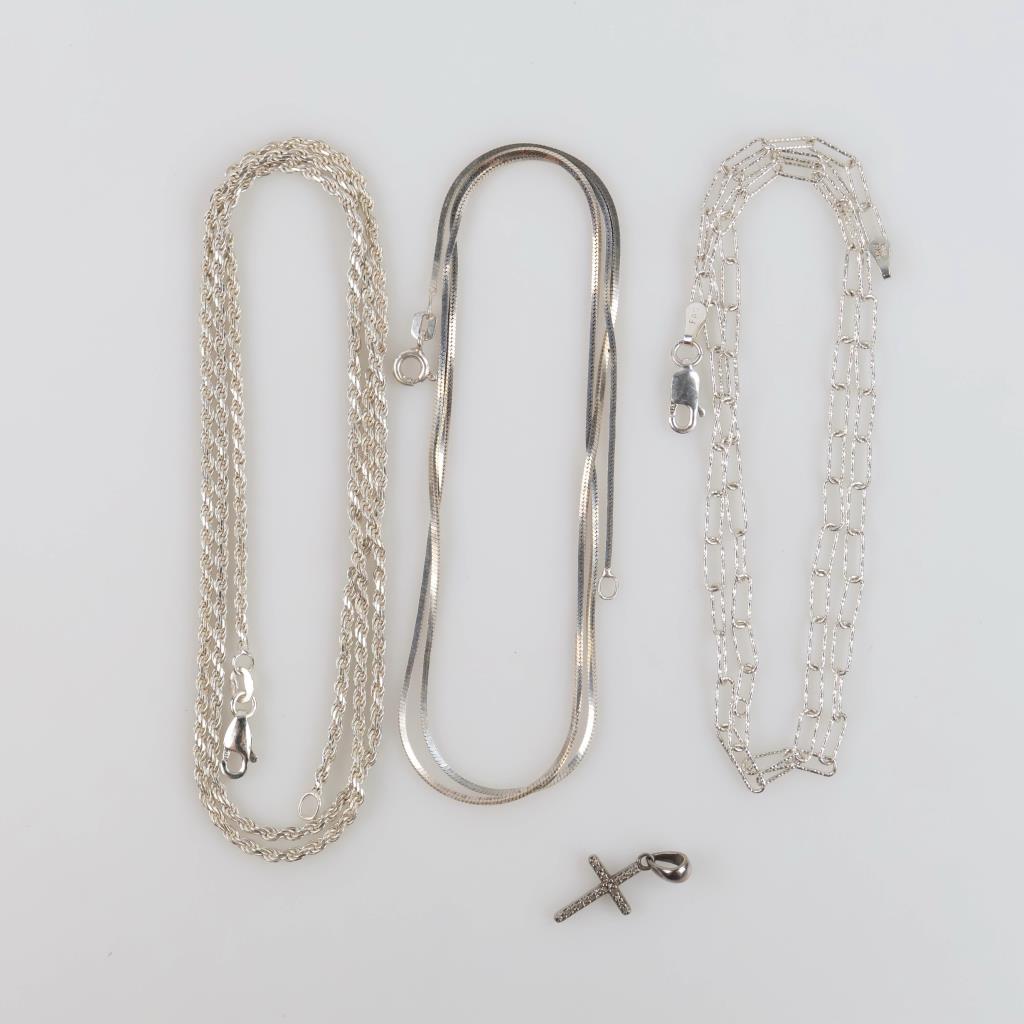 Silver Jewelry, 4 Pieces