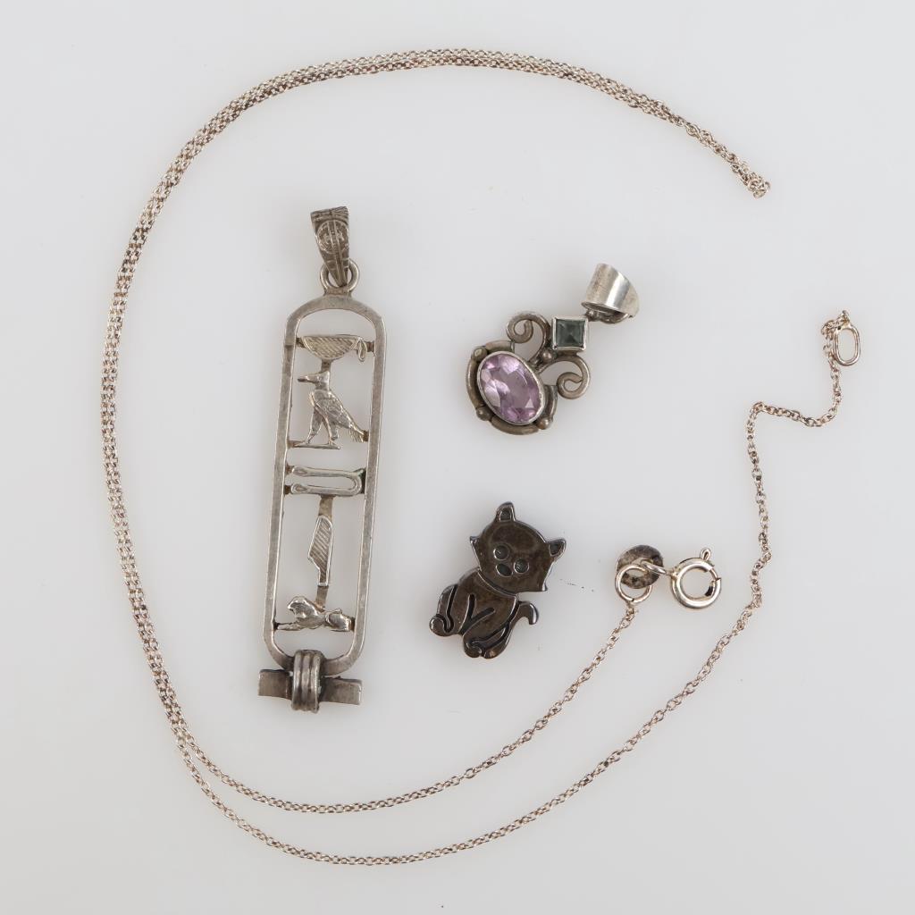 Silver Jewelry, 4 Pieces