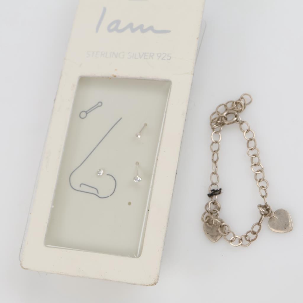 Silver Jewelry, 4 Pieces