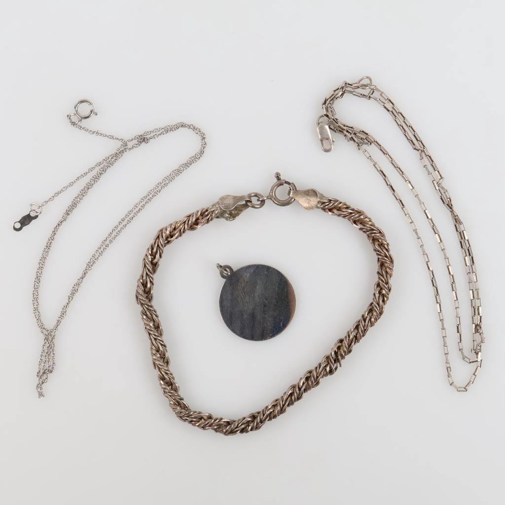 Silver Jewelry, 4 Pieces