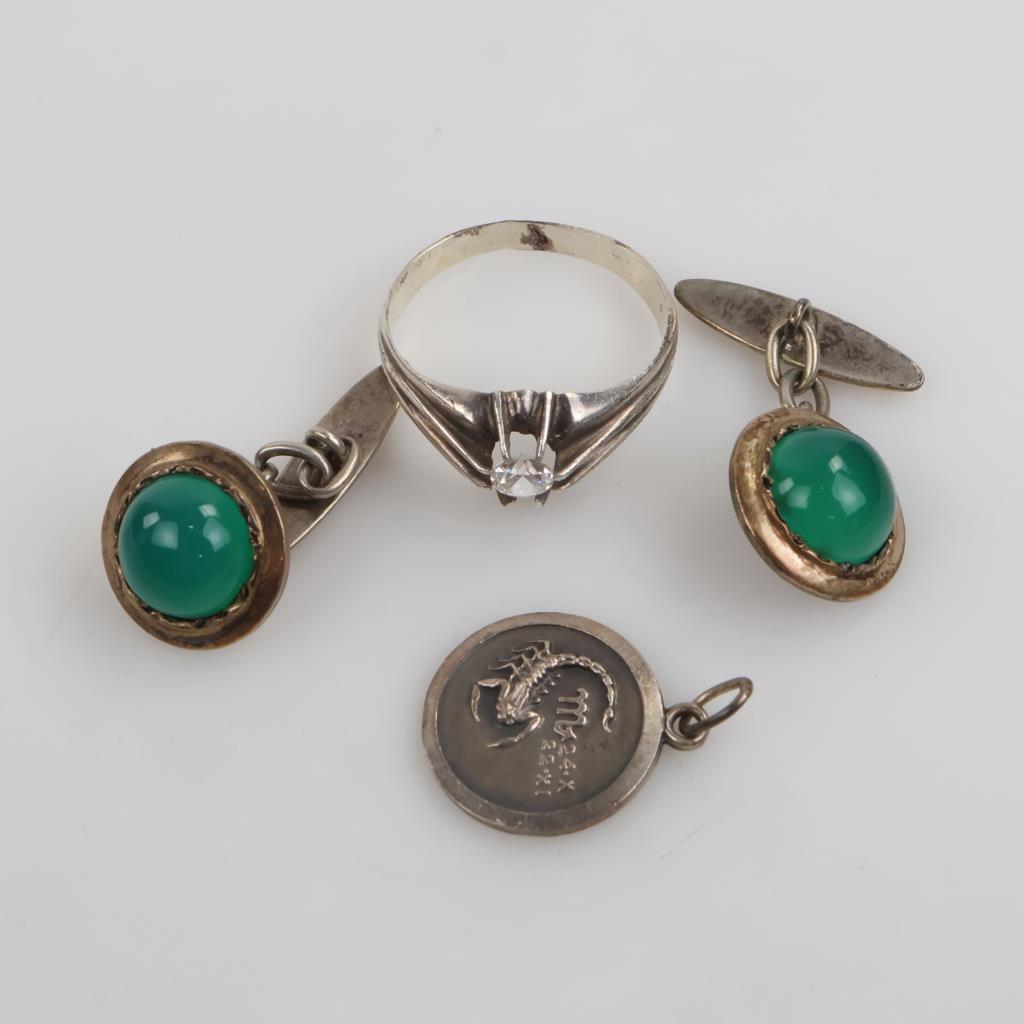 Silver Jewelry, 4 Pieces