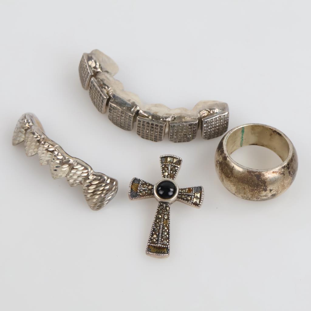 Silver Jewelry, 4 Pieces