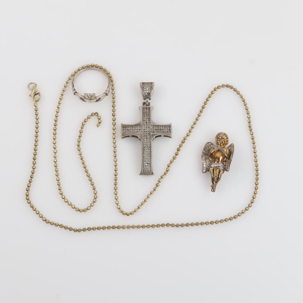 Silver Jewelry, 4 Pieces