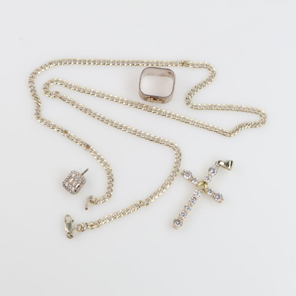 Silver Jewelry, 4 Pieces