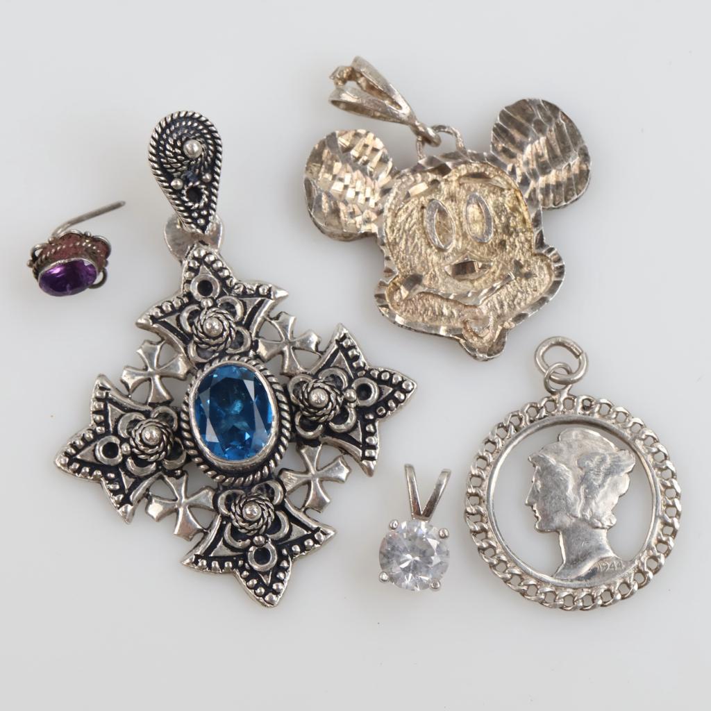 Silver Jewelry, 5 Pieces