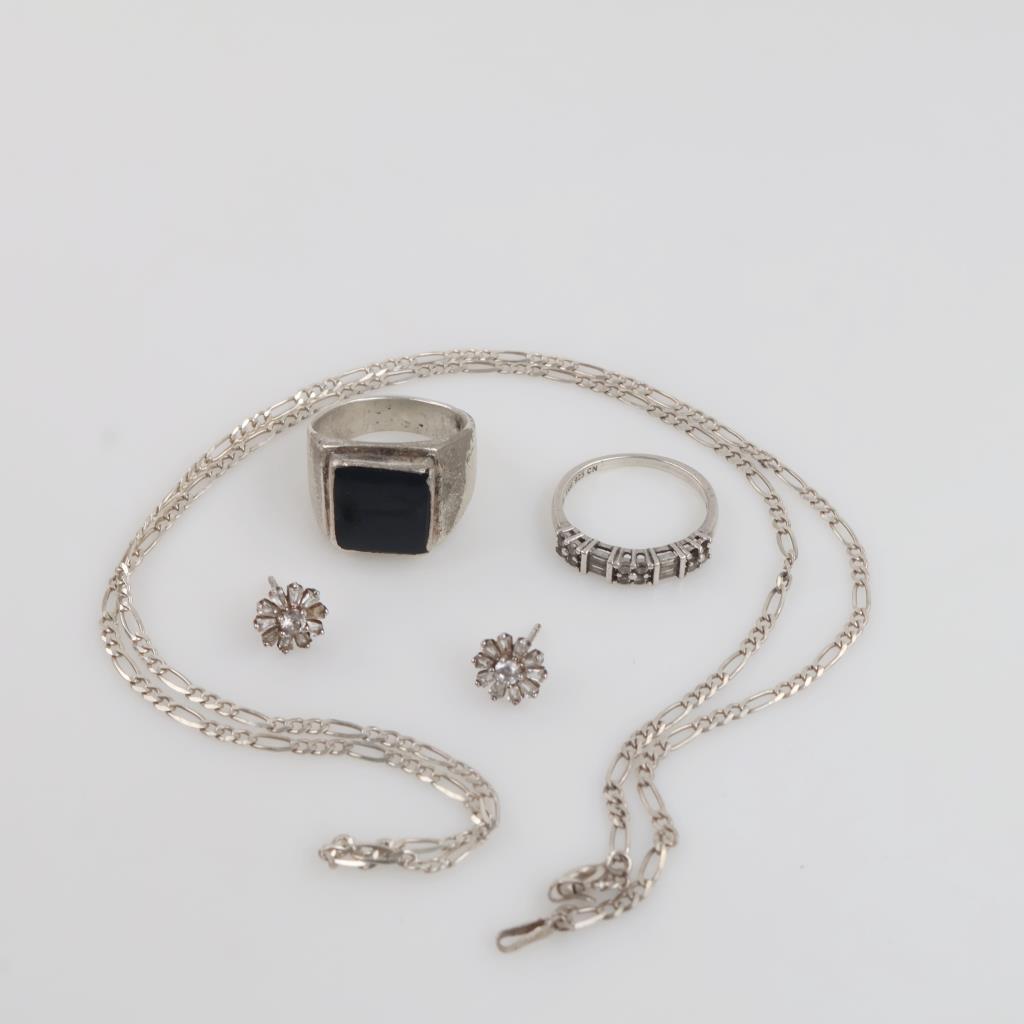 Silver Jewelry, 5 Pieces