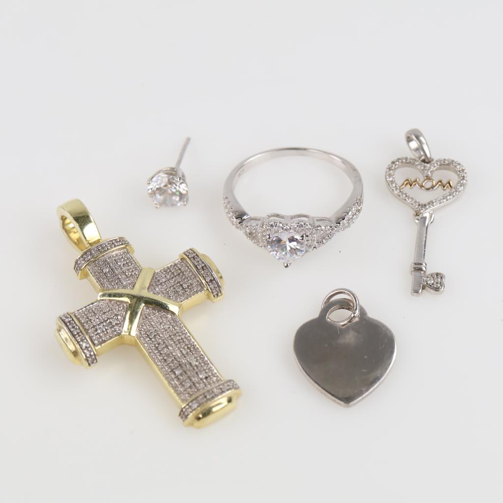 Silver Jewelry, 5 Pieces
