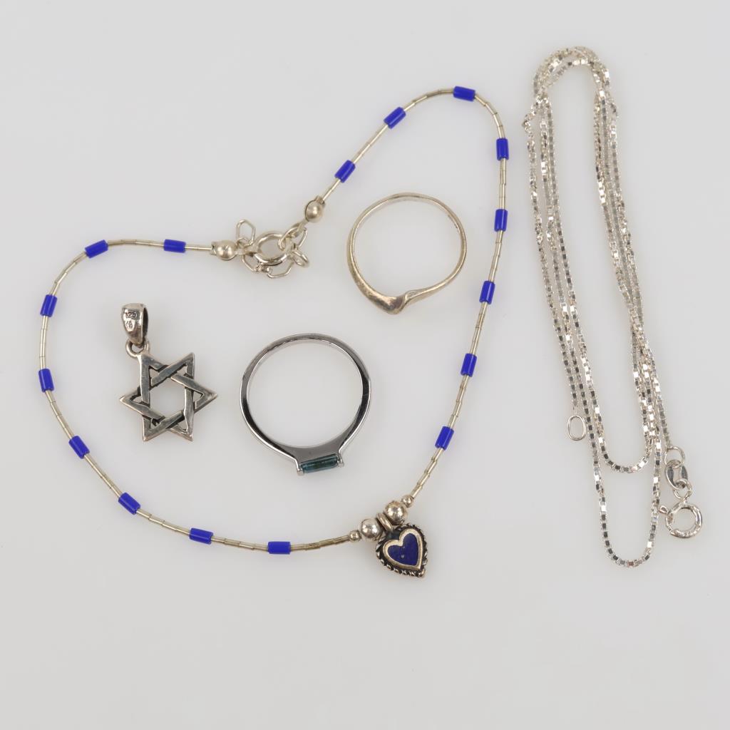 Silver Jewelry, 5 Pieces