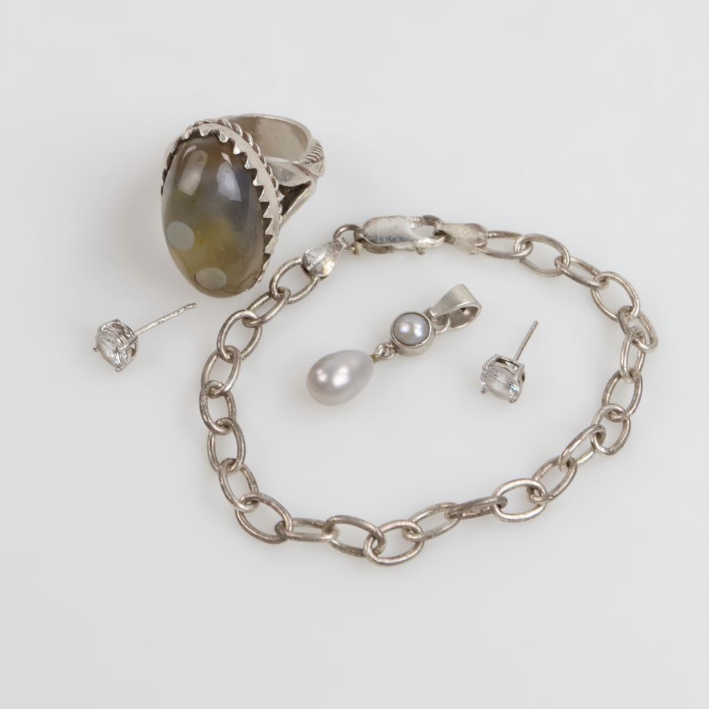 Silver Jewelry, 5 Pieces