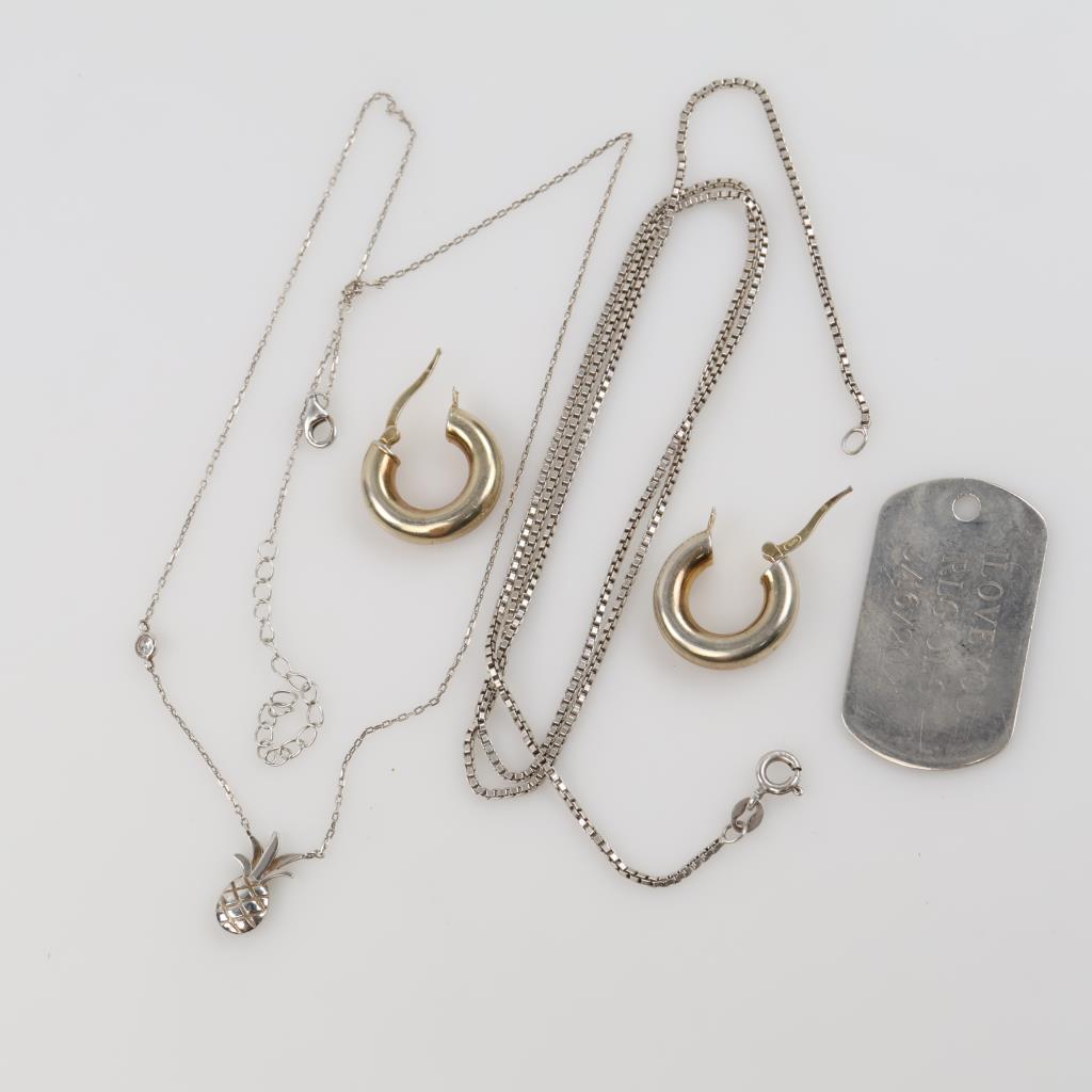 Silver Jewelry, 5 Pieces