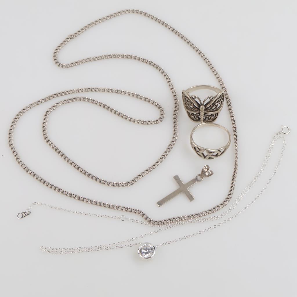 Silver Jewelry, 5 Pieces