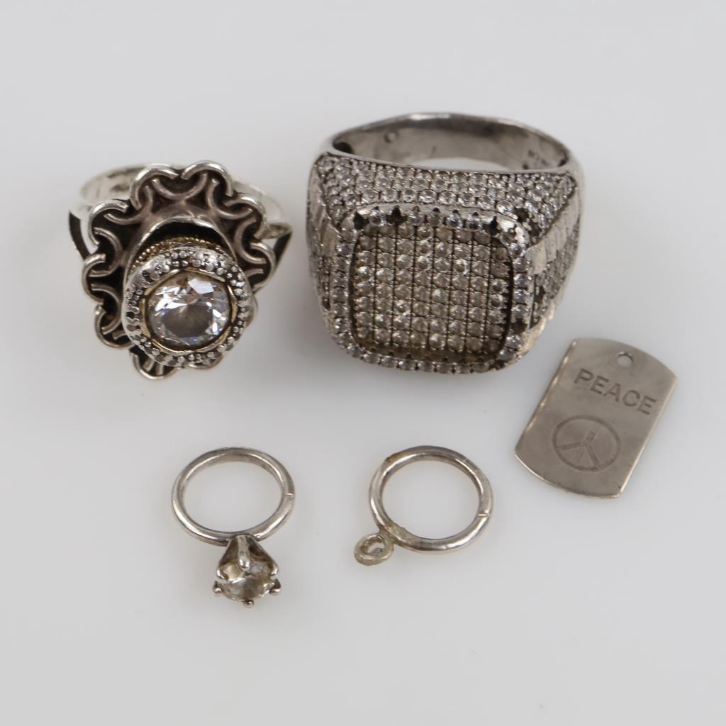 Silver Jewelry, 5 Pieces