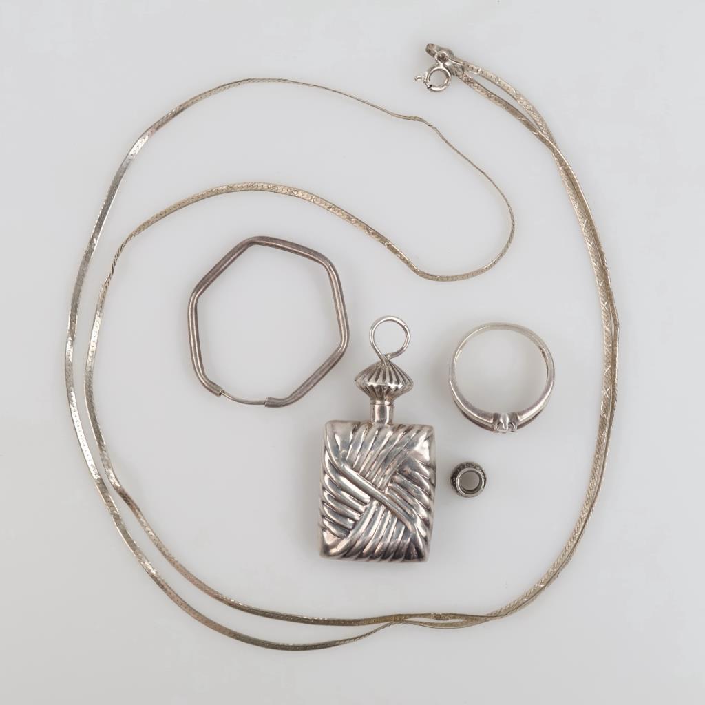 Silver Jewelry, 5 Pieces