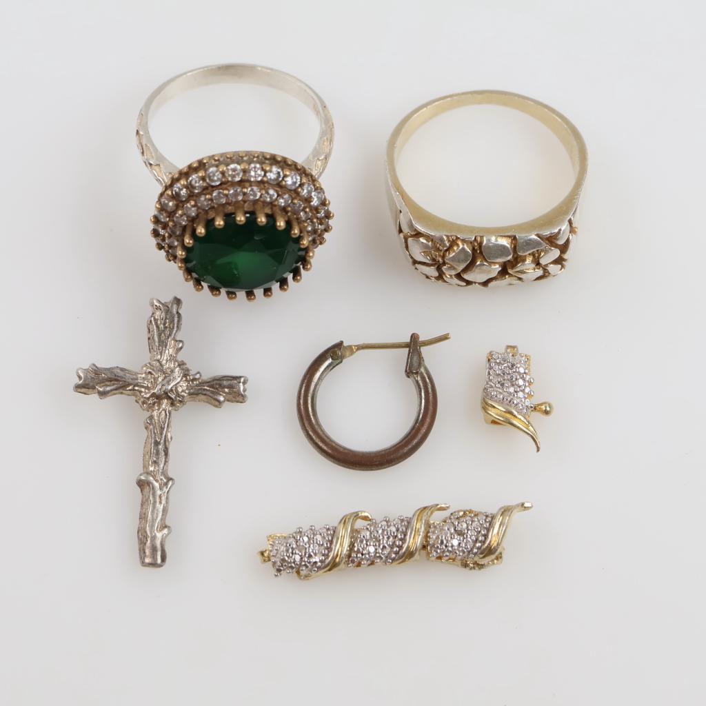 Silver Jewelry, 6 Pieces